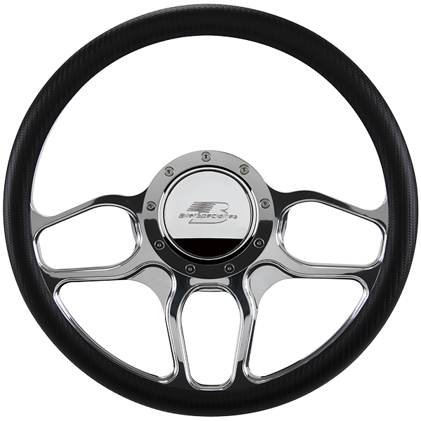 WIN LITE POLISHED STEERING WHEEL