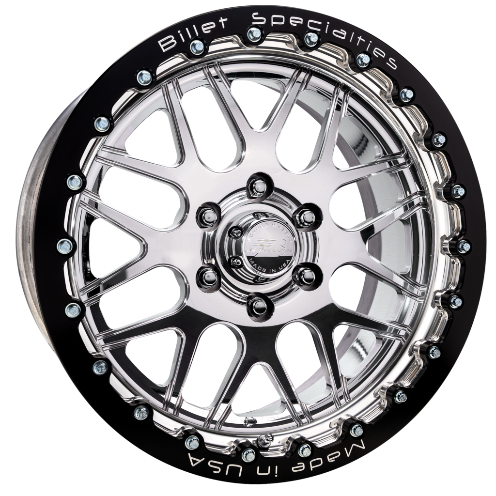 TURBO SINGLE BEAD LOCK POLICHED 6 LUG